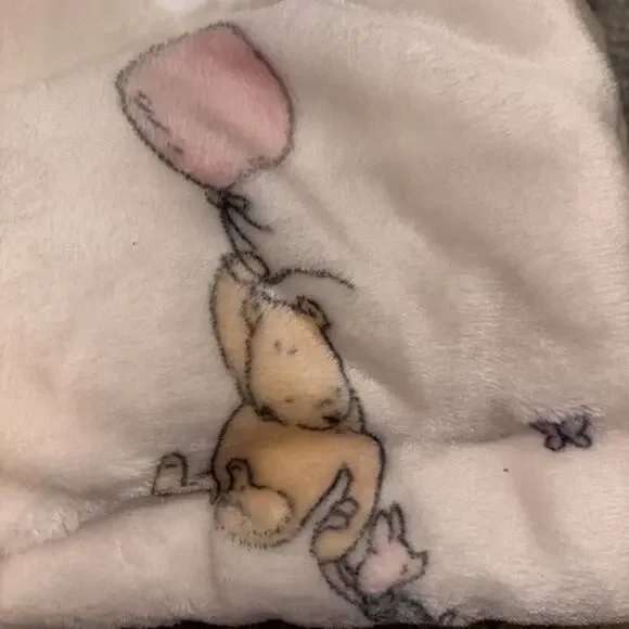 Winnie the Pooh Bear Collection Disney Plush Baby Blanket & Swaddle Balloon New - Picture 5 of 8